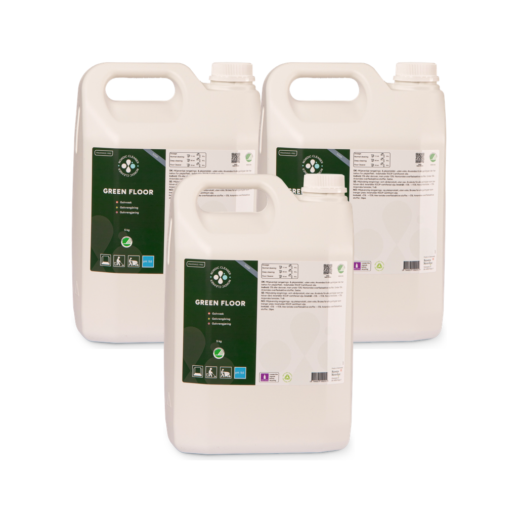 Green Floor 3x5 L - Gulvvask uden parfume